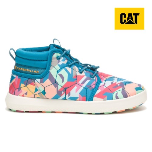 CAT CODE Scout Mid Men's Sneakers Turquoise/Multicolor (AU Q-810) Australia